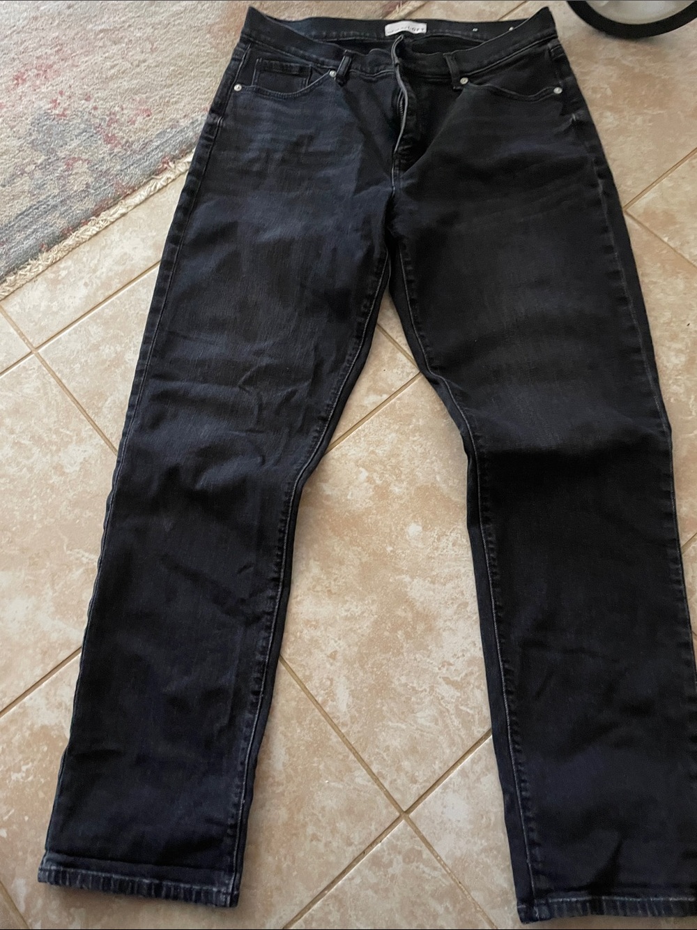 LOFT Women's Black Straight Leg Jeans